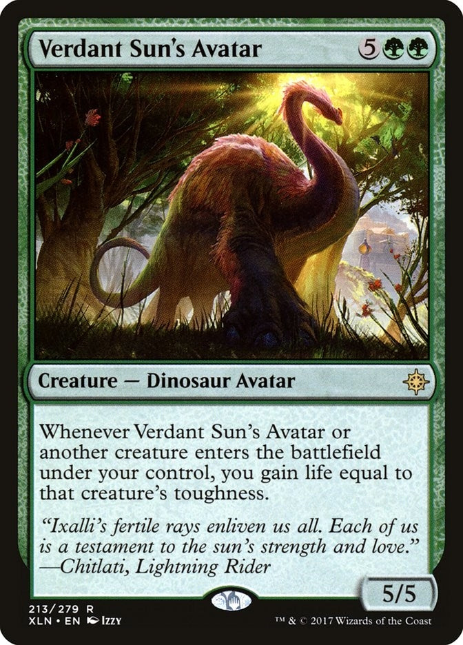 Verdant Sun's Avatar (213) (XLN) Japanese