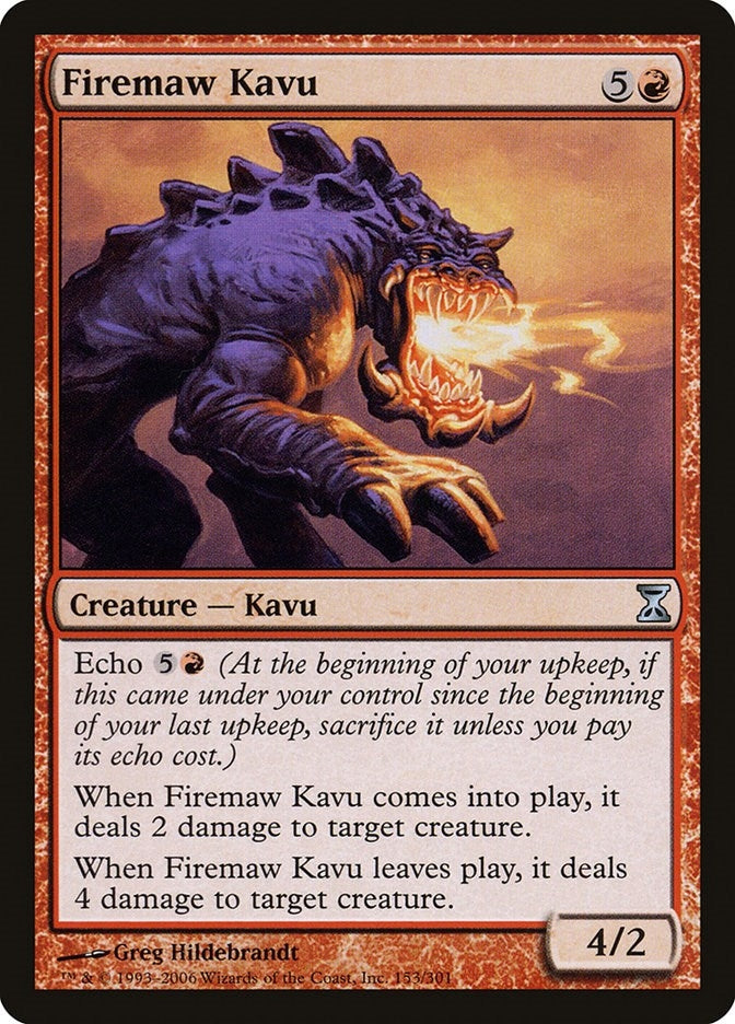 Firemaw Kavu (153) (TSP) French