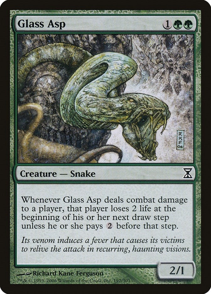 Image for Glass Asp (197) (TSP) - Magic: The Gathering