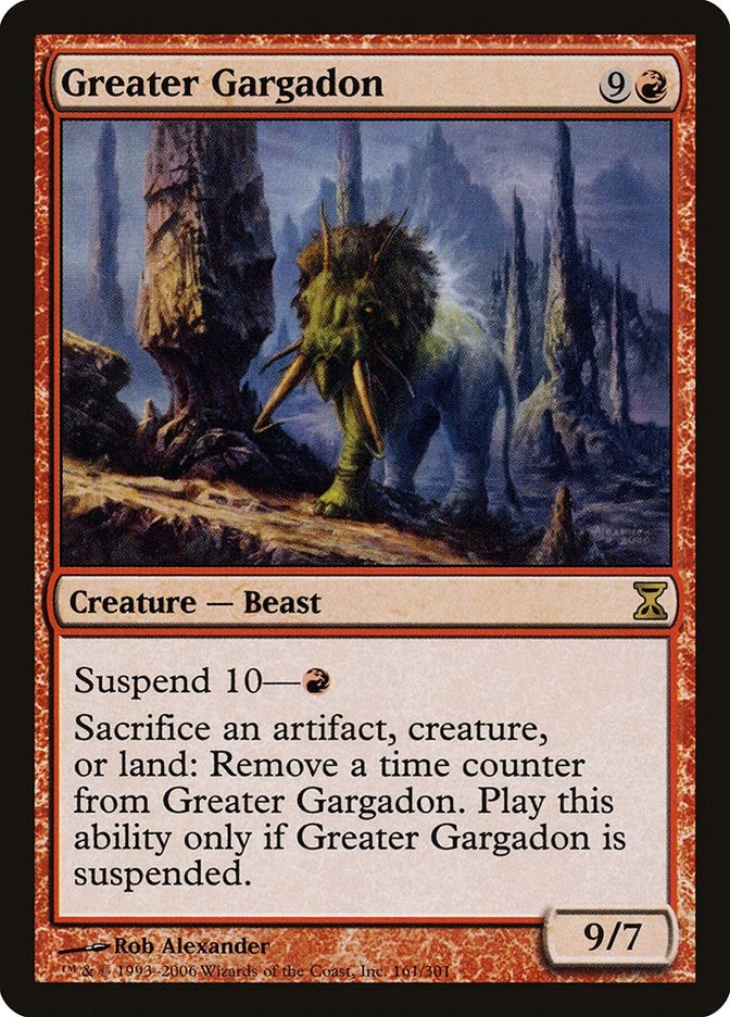 Image for Greater Gargadon (161) (TSP) - Magic: The Gathering