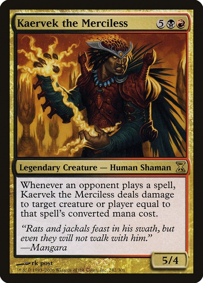Image for Kaervek the Merciless (242) (TSP) - Magic: The Gathering