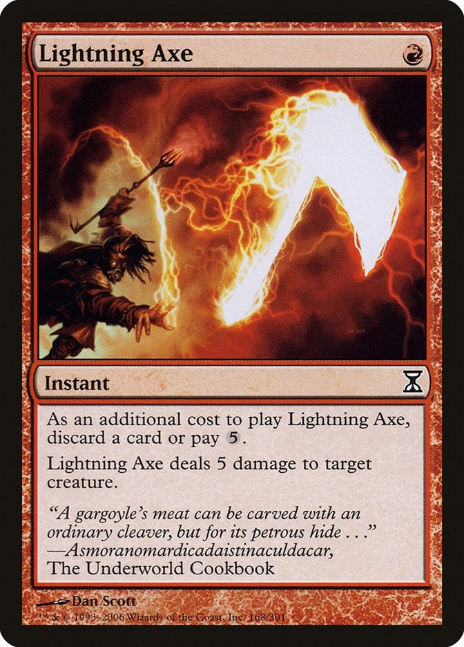 Image for Lightning Axe (168) (TSP) - Magic: The Gathering