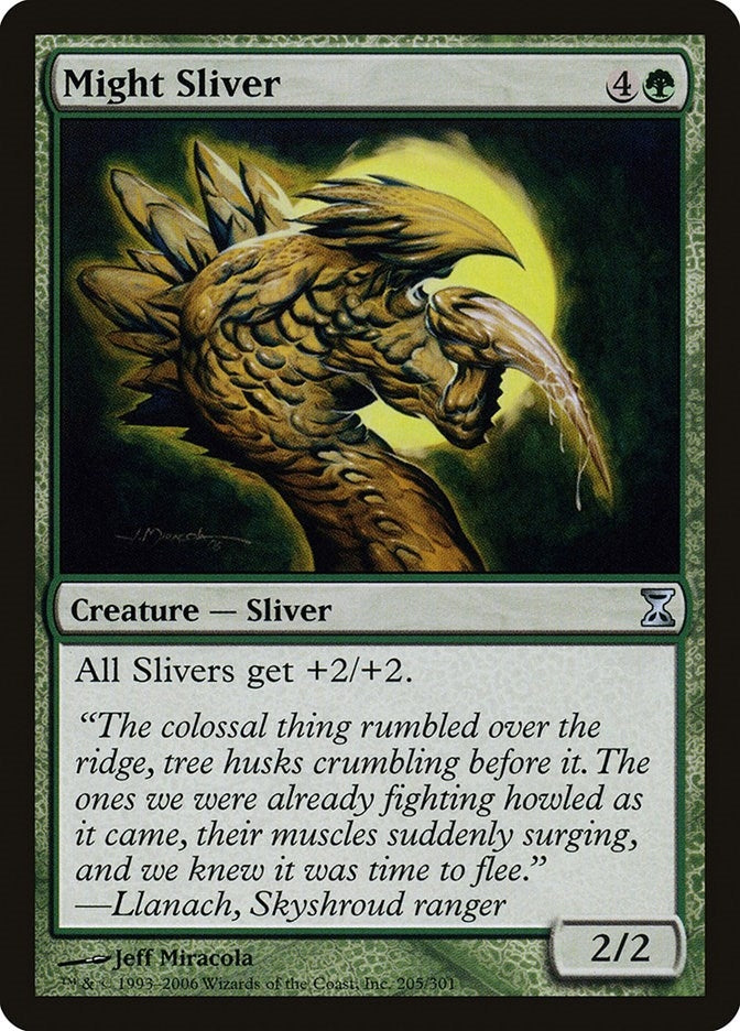 Image for Might Sliver (205) (TSP) - Magic: The Gathering