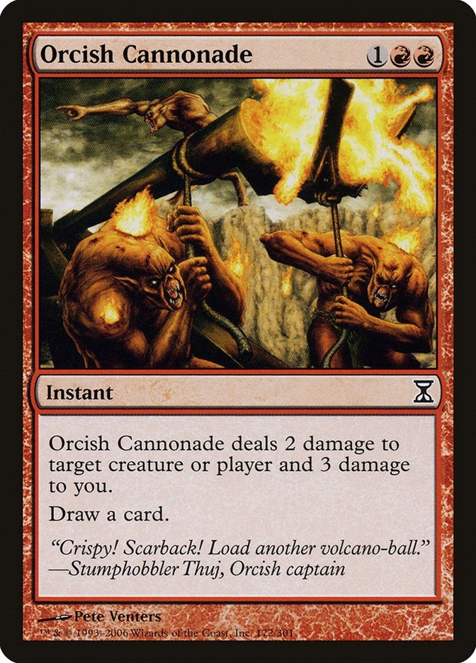 Image for Orcish Cannonade (172) (TSP) - Magic: The Gathering