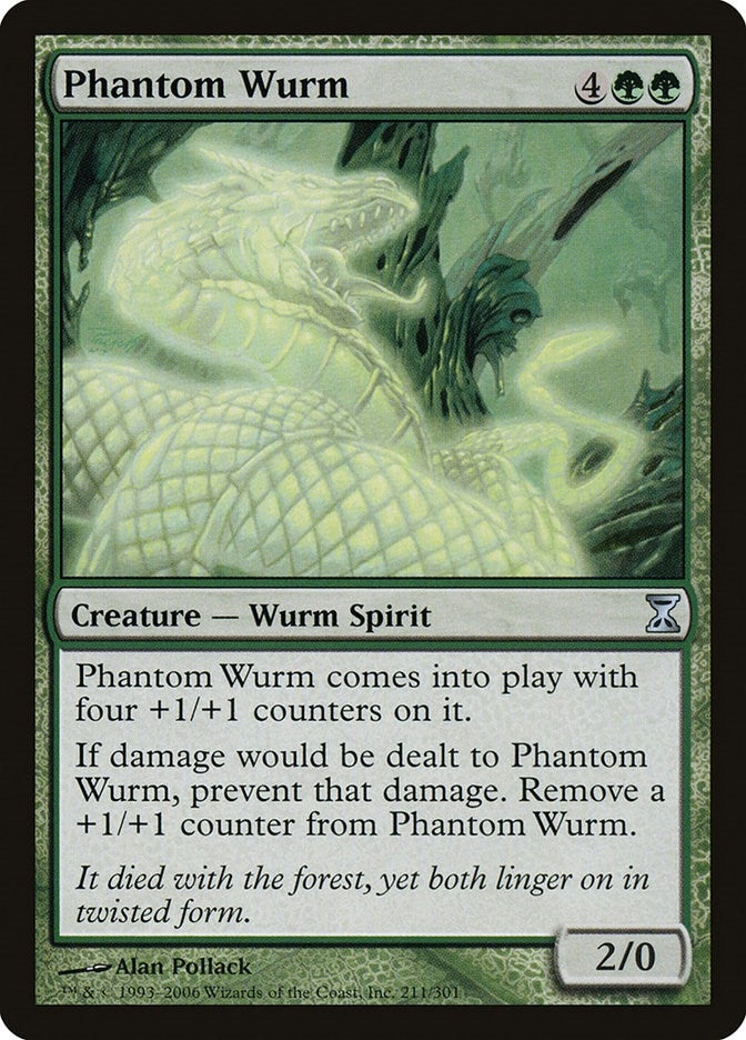 Image for Phantom Wurm (211) (TSP) - Magic: The Gathering