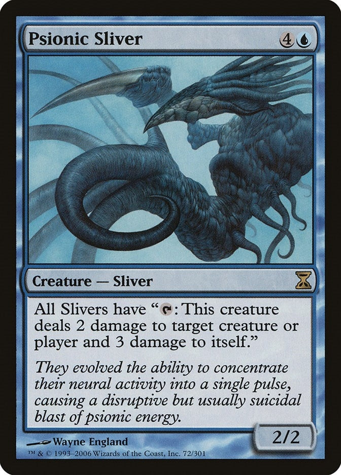 Image for Psionic Sliver (72) (TSP) - Magic: The Gathering