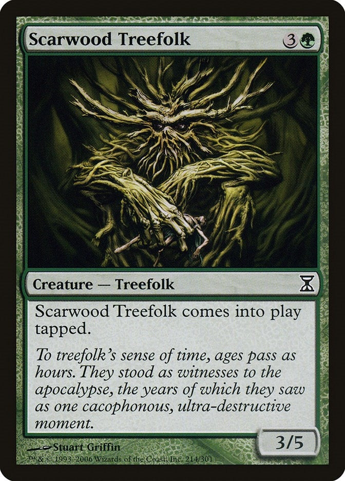 Image for Scarwood Treefolk (214) (TSP) - Magic: The Gathering