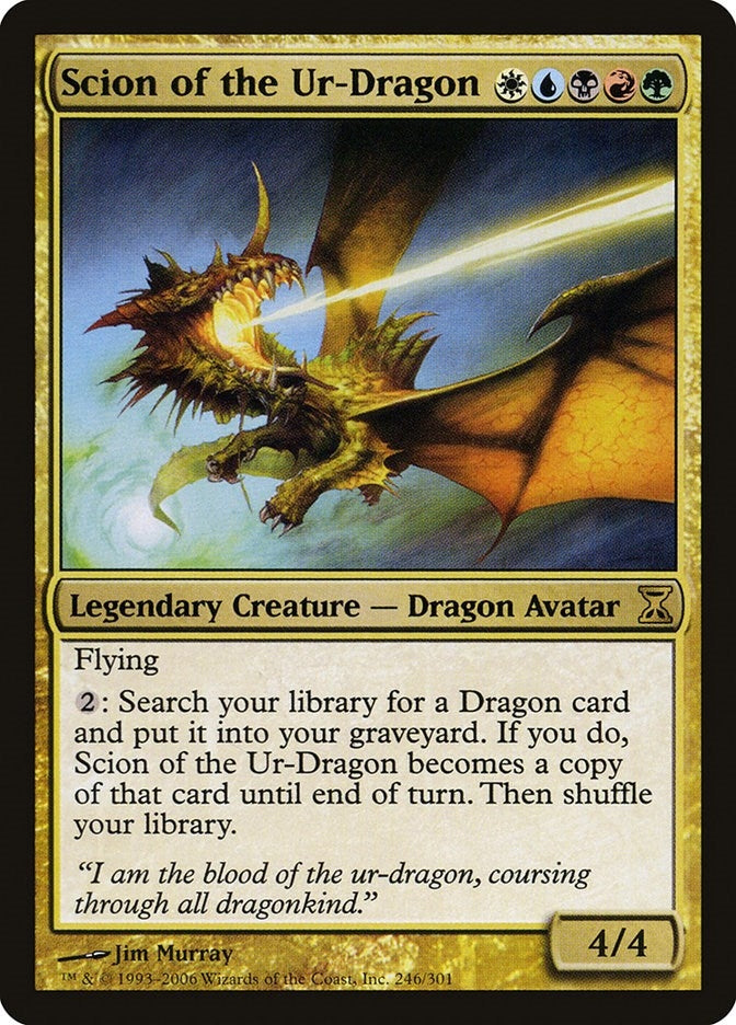 Image for Scion of the Ur-Dragon (246) (TSP) - Magic: The Gathering