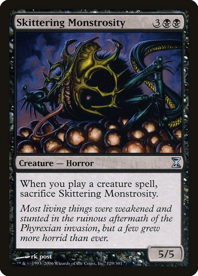 Image for Skittering Monstrosity (129) (TSP) - Magic: The Gathering
