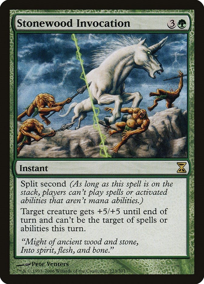 Image for Stonewood Invocation (223) (TSP) - Magic: The Gathering