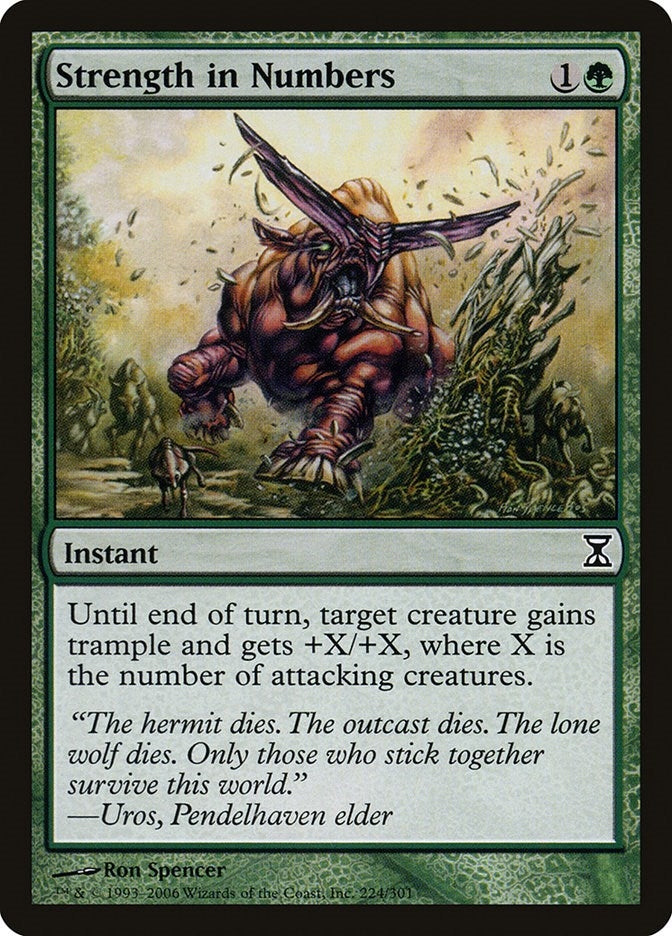 Image for Strength in Numbers (224) (TSP) - Magic: The Gathering