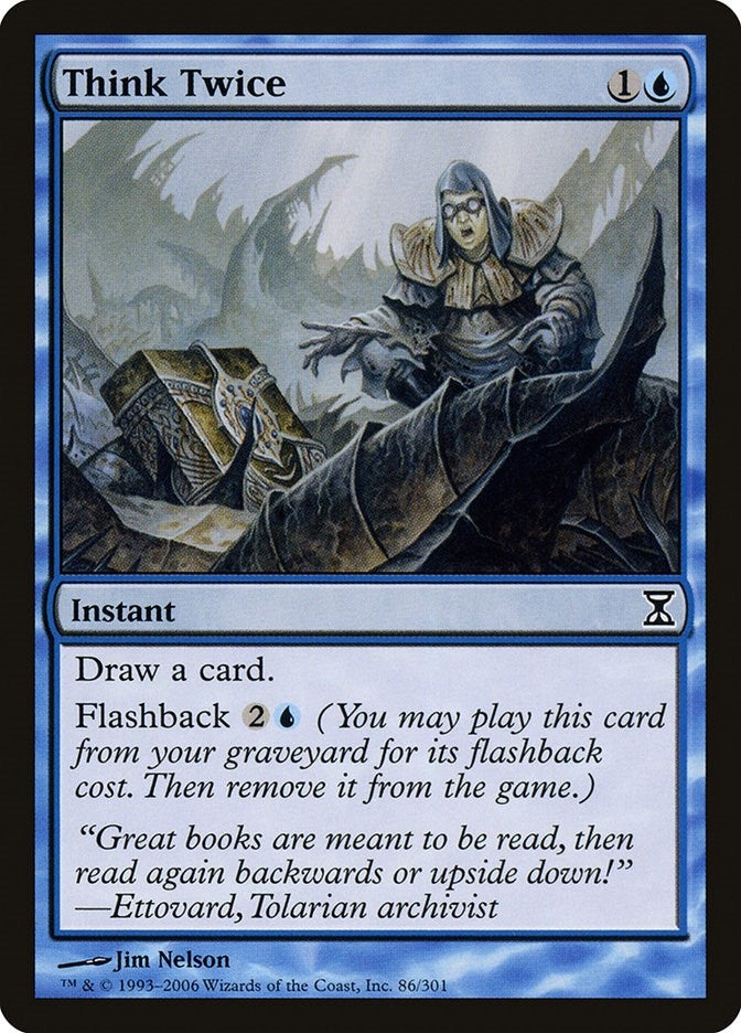 Image for Think Twice (86) (TSP) - Magic: The Gathering