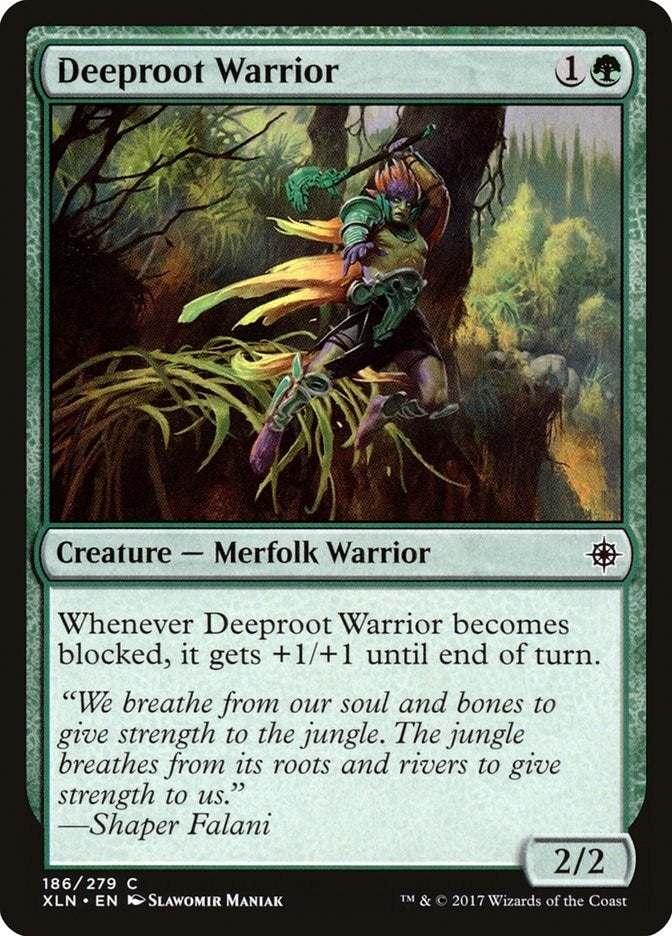 Deeproot Warrior (186) (XLN)