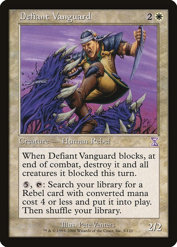 Image for Defiant Vanguard (5) (TSB) - Magic: The Gathering