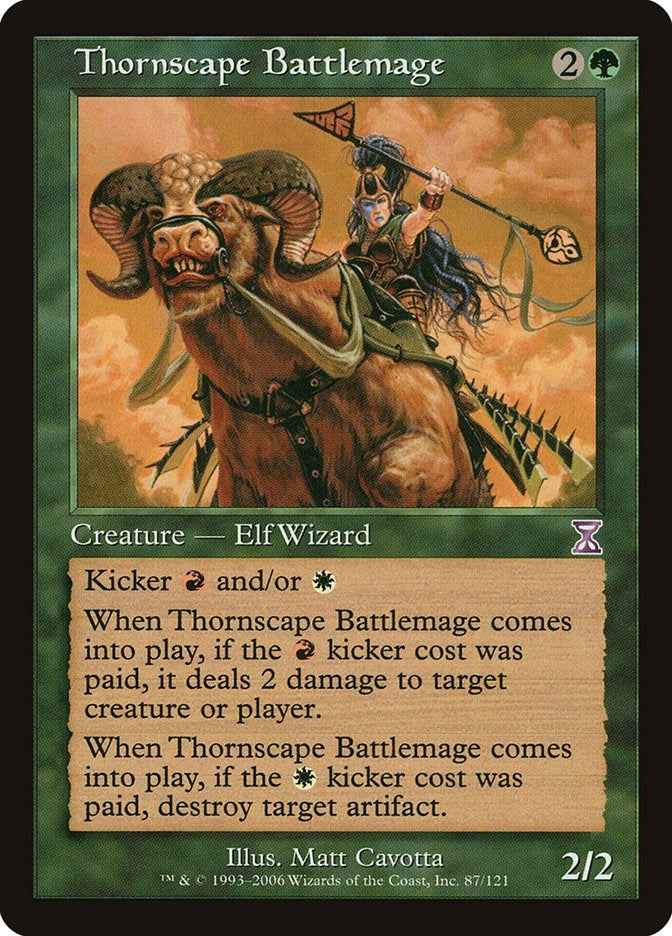 Image for Thornscape Battlemage (87) (TSB) - Magic: The Gathering