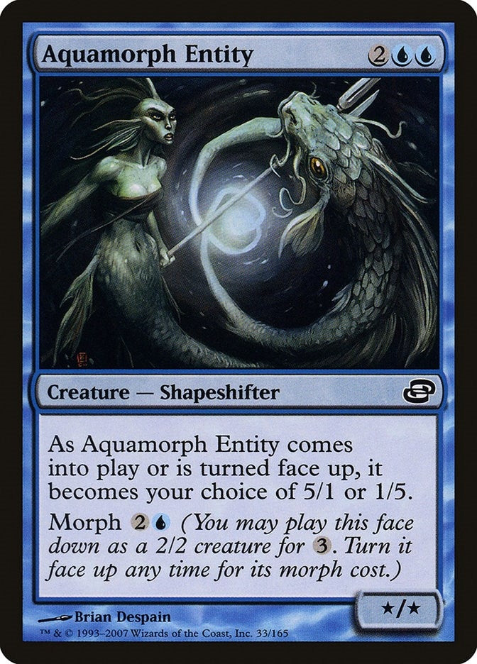 Image for Aquamorph Entity (33) (PLC) - Magic: The Gathering