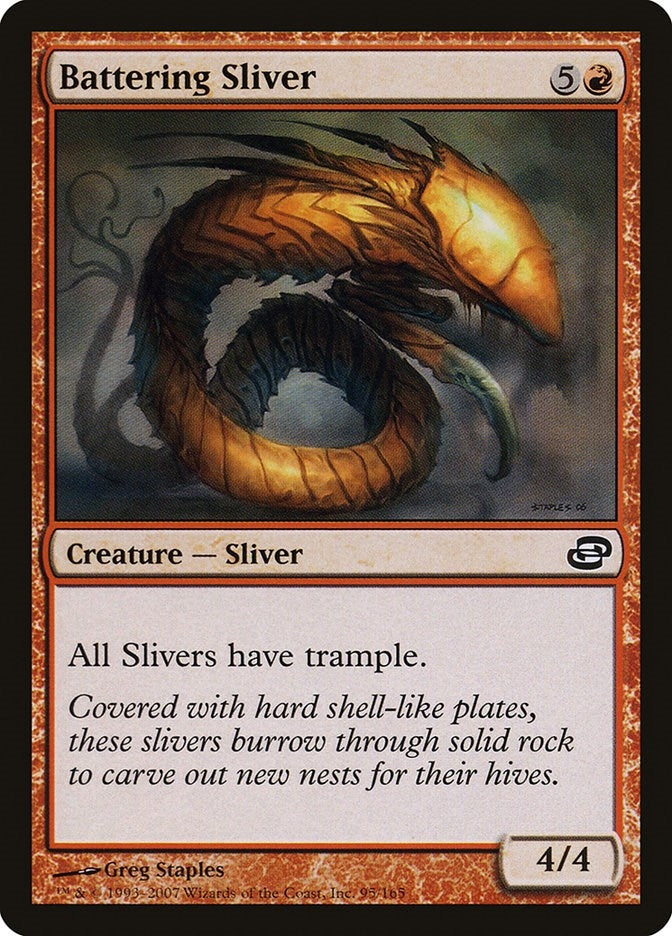 Image for Battering Sliver (95) (PLC) - Magic: The Gathering