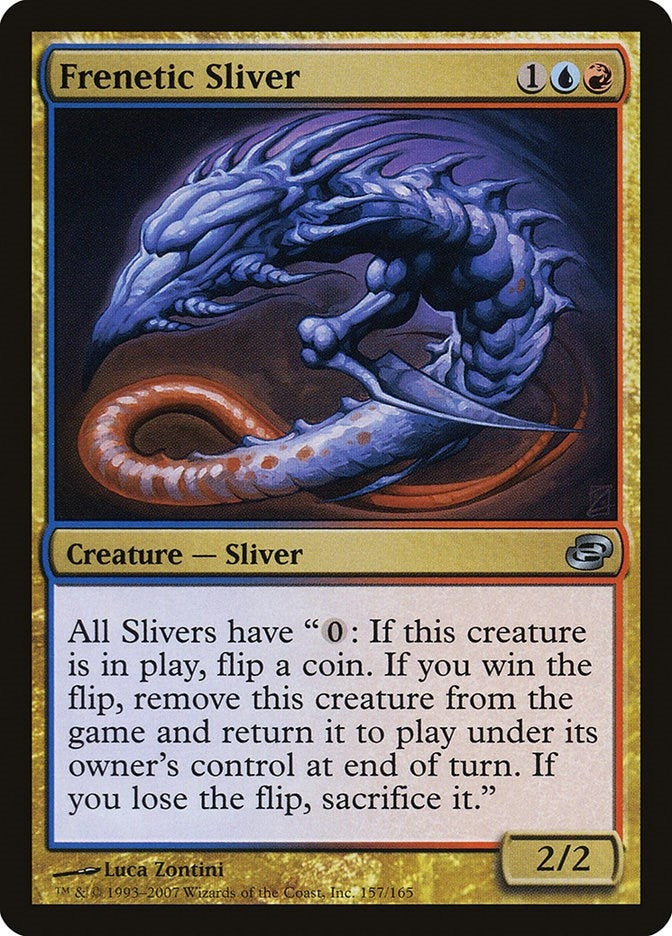 Image for Frenetic Sliver (157) (PLC) - Magic: The Gathering
