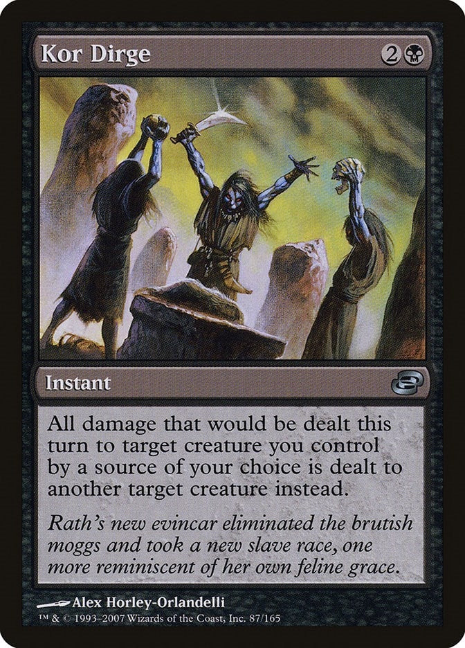 Image for Kor Dirge (87) (PLC) - Magic: The Gathering