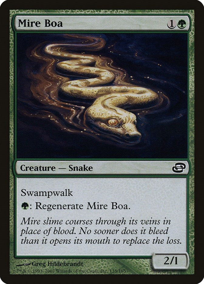 Image for Mire Boa (135) (PLC) - Magic: The Gathering