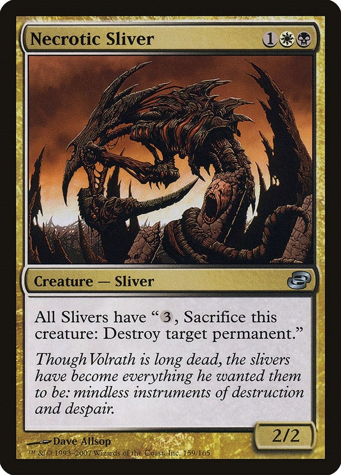 Image for Necrotic Sliver (159) (PLC) - Magic: The Gathering