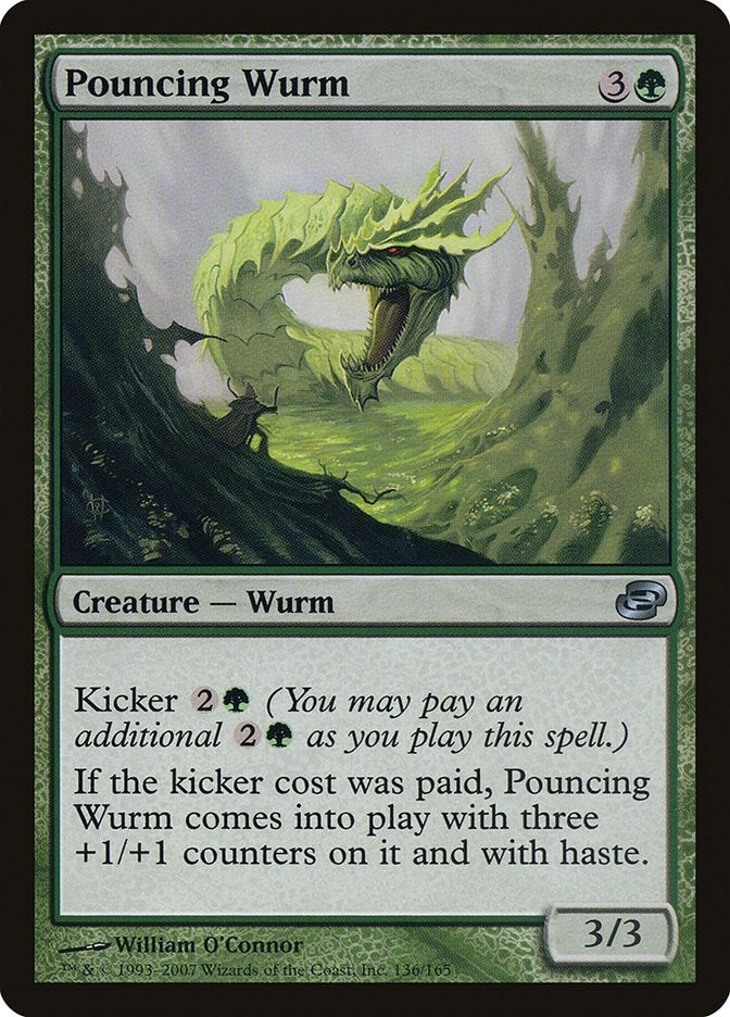 Image for Pouncing Wurm (136) (PLC) - Magic: The Gathering