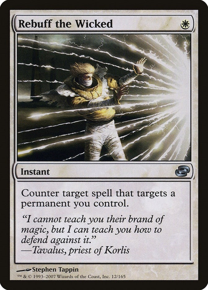 Image for Rebuff the Wicked (12) (PLC) - Magic: The Gathering