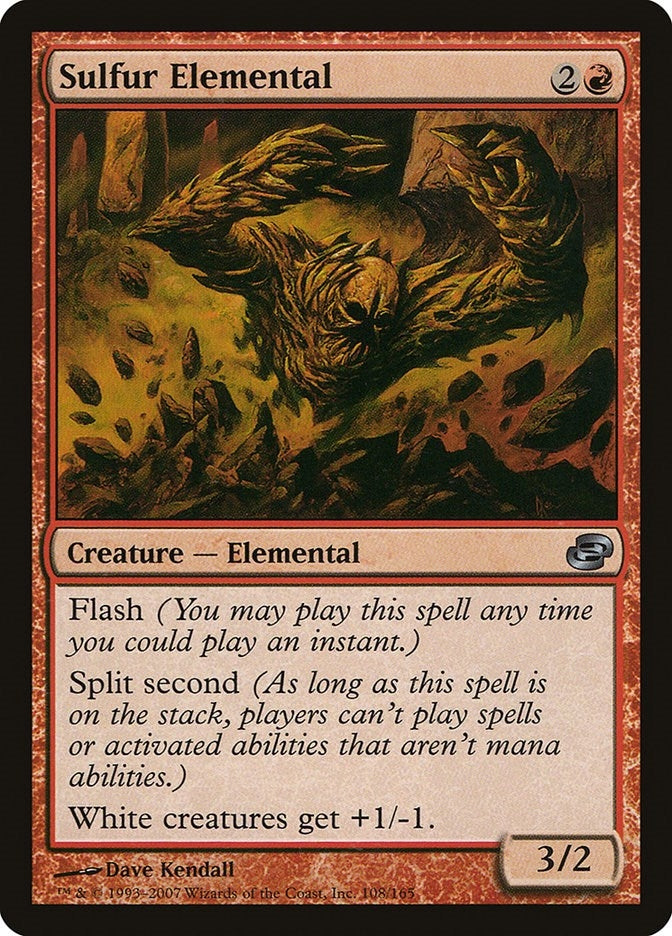 Image for Sulfur Elemental (108) (PLC) - Magic: The Gathering