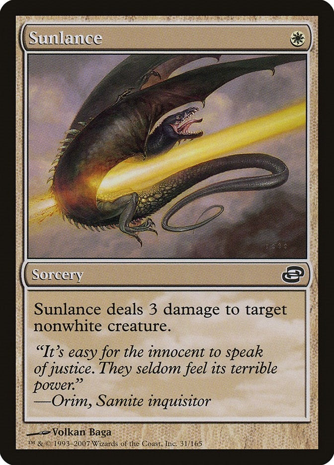 Image for Sunlance (31) (PLC) - Magic: The Gathering