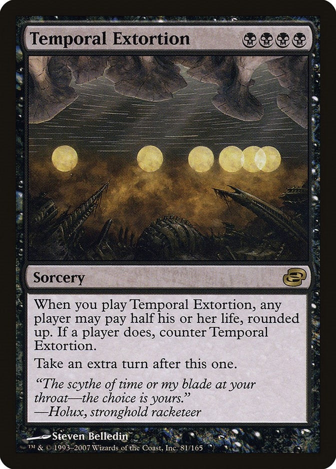 Image for Temporal Extortion (81) (PLC) - Magic: The Gathering