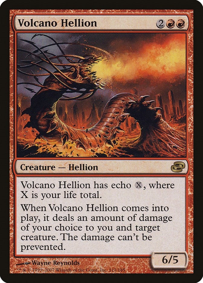 Image for Volcano Hellion (111) (PLC) - Magic: The Gathering