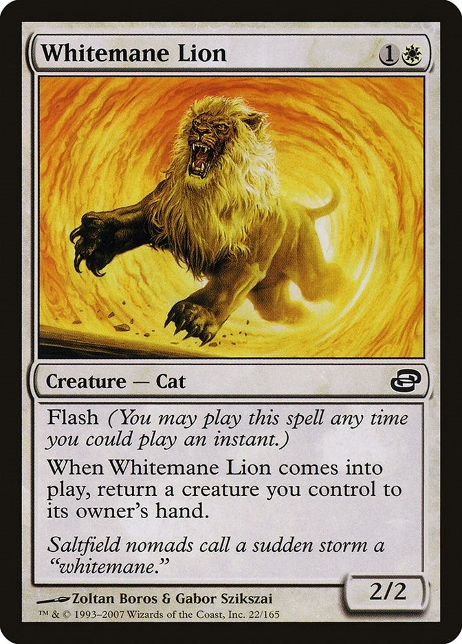 Image for Whitemane Lion (22) (PLC) - Magic: The Gathering