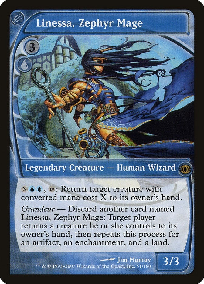 Image for Linessa, Zephyr Mage (51) (FUT) - Magic: The Gathering