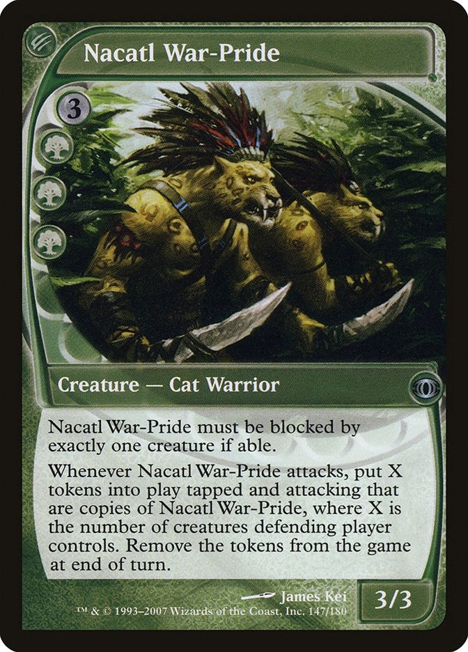 Image for Nacatl War-Pride (147) (FUT) - Magic: The Gathering