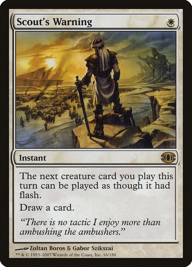 Image for Scout's Warning (16) (FUT) - Magic: The Gathering