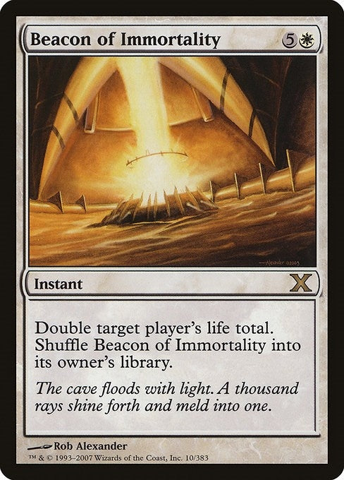 Image for Beacon of Immortality (10) (10E) - Magic: The Gathering