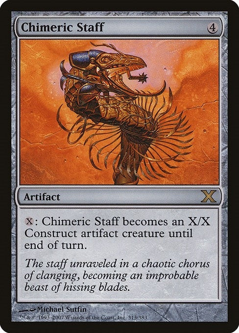 Image for Chimeric Staff (313) (10E) - Magic: The Gathering