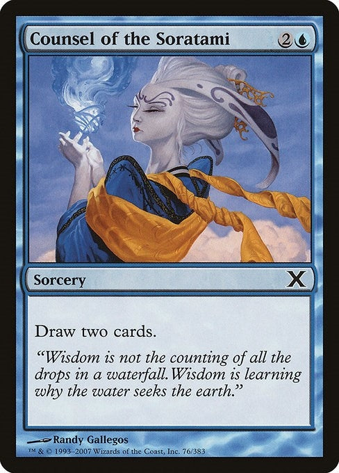 Image for Counsel of the Soratami (76) (10E) - Magic: The Gathering