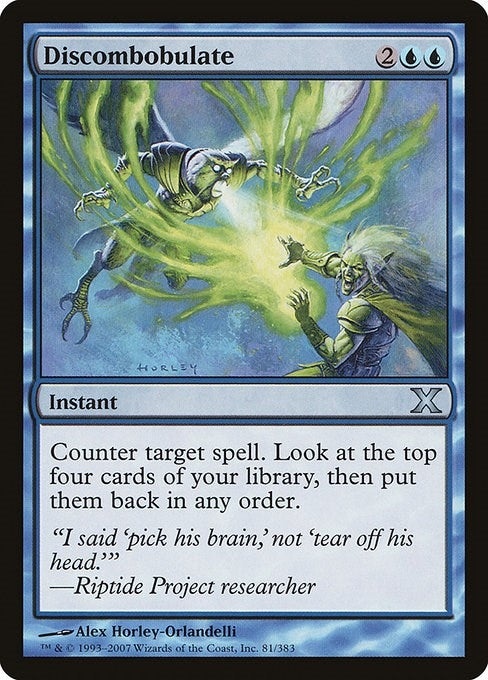 Image for Discombobulate (81) (10E) - Magic: The Gathering
