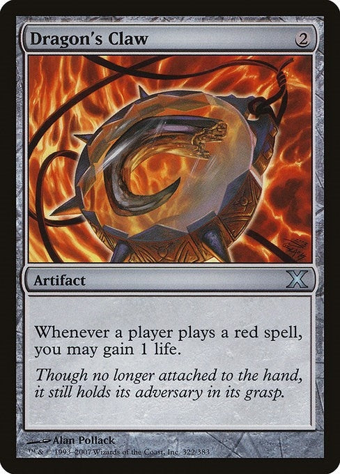 Image for Dragon's Claw (322) (10E) - Magic: The Gathering