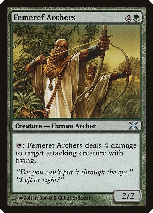 Image for Femeref Archers (264) (10E) - Magic: The Gathering