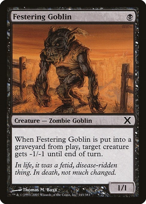 Image for Festering Goblin (143) (10E) - Magic: The Gathering