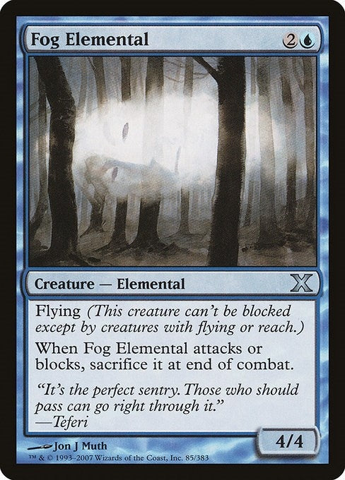 Image for Fog Elemental (85) (10E) - Magic: The Gathering
