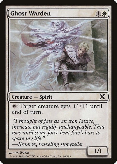 Image for Ghost Warden (16) (10E) - Magic: The Gathering