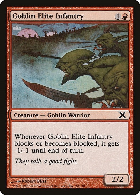 Image for Goblin Elite Infantry (206) (10E) - Magic: The Gathering