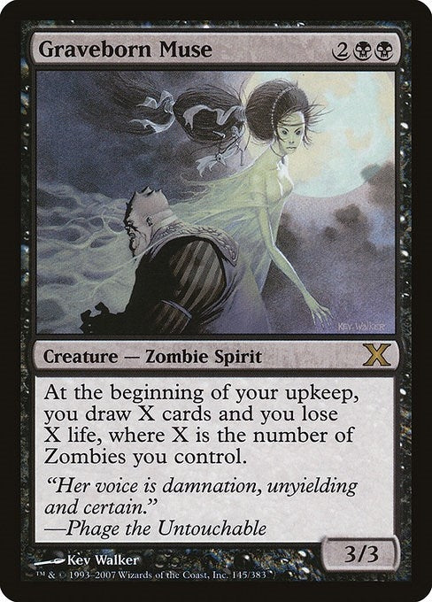 Image for Graveborn Muse (145) (10E) - Magic: The Gathering