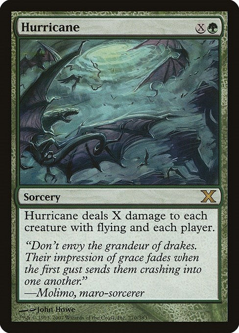 Image for Hurricane (270) (10E) - Magic: The Gathering