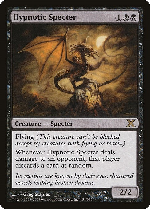 Image for Hypnotic Specter (151) (10E) - Magic: The Gathering