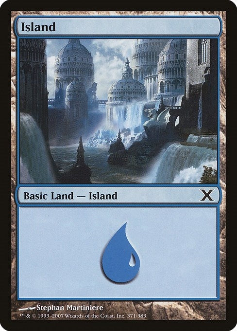 Image for Island (371) (371) (10E) - Magic: The Gathering
