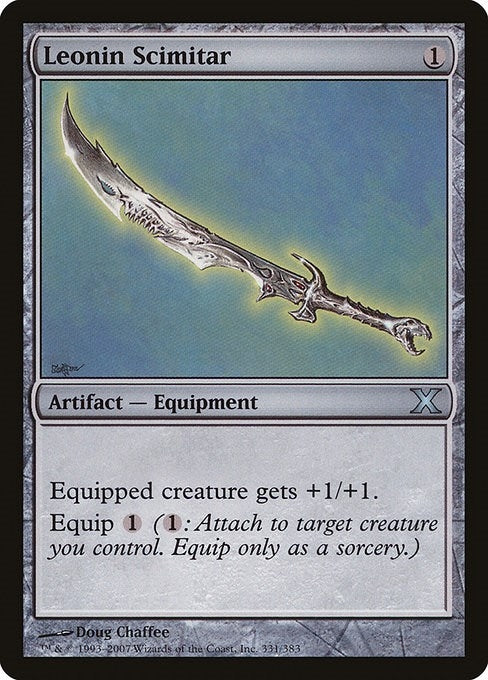 Image for Leonin Scimitar (331) (10E) - Magic: The Gathering